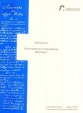 Cover: Computational configurational mechanics - RPTU Rheinland-Pf&auml;lzische Technische Universit&auml;t Kaiserslautern Landau