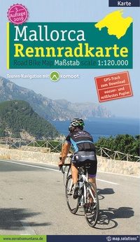 Abbildung von: Rennradkarte Mallorca - map.solutions