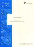 Cover: Frontiers in inelastic continuum mechanics - RPTU Rheinland-Pf&auml;lzische Technische Universit&auml;t Kaiserslautern Landau