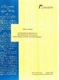 Cover: Computational modeling of biomechanical phenomena - RPTU Rheinland-Pf&auml;lzische Technische Universit&auml;t Kaiserslautern Landau