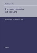 Cover: Konzernorganisation und Insolvenz - TUDpress Verlag der Wissenschaften Dresden