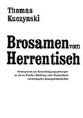 Cover: Brosamen vom Herrentisch - Verbrecher