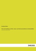 Cover: &Uuml;ber die Ermittlung von Blut-, Samen- und Exkrementenflecken in Kriminalf&auml;llen - DOGMA Verlag