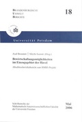 Cover: Bewirtschaftungsm&ouml;glichkeiten im Einzugsgebiet der Havel - Universit&auml;tsverlag Potsdam