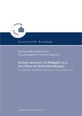 Cover: Ein Jahr nach dem UN-Weltgipfel 2005 - Universit&auml;tsverlag Potsdam