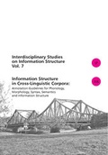 Cover: Information structure in cross-linguistic corpora - Universit&auml;tsverlag Potsdam