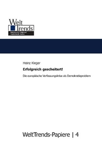 Enlarge image Cover: Erfolgreich gescheitert? - Universitätsverlag Potsdam