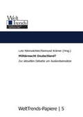 Cover: Milit&auml;rmacht in Deutschland? - Universit&auml;tsverlag Potsdam
