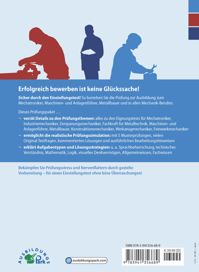 Der Eignungstest Einstellungstest Zur Ausbildung Zum Mechatroniker Industriemechaniker Zerspanungsmechaniker Schweitzer Online