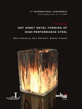 Cover: Hot Sheet Metal Forming of HIGH-Performence Steel - Wissenschaftliche Scripten