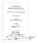Cover: 6. Symposium Business Intelligence - Steinbeis-Edition
