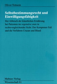 Abbildung von: Selbstbestimmungsrecht und Einwilligungsfähigkeit - Mabuse