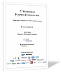 Cover: 7. Symposium Business Intelligence - Steinbeis-Edition