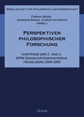 Cover: Perspektiven philosophischer Forschung - Oldib Verlag