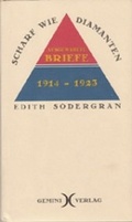 Cover: Scharf wie Diamanten, Ausgew&auml;hlte Briefe 1914-1923 - Matthes & Seitz Berlin