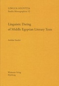 Cover: Linguistic Dating of Middle Egyptian Literary Texts - Widmaier, Kai