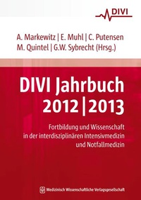 Abbildung von: DIVI Jahrbuch 2012/2013 - MWV Medizinisch Wissenschaftliche Verlagsgesellschaft
