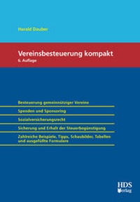 Abbildung von: Vereinsbesteuerung Kompakt - HDS