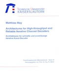 Cover: Arcitectures for high-throughput and reliable iterative channel decoders - RPTU Rheinland-Pf&auml;lzische Technische Universit&auml;t Kaiserslautern Landau