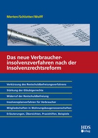 Abbildung von: Das neue Verbraucherinsolvenzverfahren nach der Insolvenzrechtsreform - HDS
