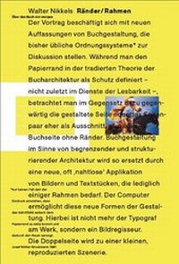Enlarge image Cover: Ränder /Rahmen - edition walbaum