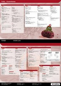 Enlarge image Cover: T-SQL Referenz - Befehlskarte (DIN A4, laminiert) - Comelio