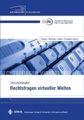 Cover: Rechtsfragen virtueller Welten - OlWIR Verlag f&uuml;r Wirtschaft, Informatik und Recht
