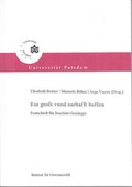 Cover: Ein gross und narhafft haffen - Universit&auml;tsverlag Potsdam