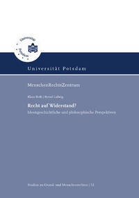 Enlarge image Cover: Recht auf Widerstand? - Universitätsverlag Potsdam
