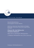 Cover: Chancen f&uuml;r eine Reform der Vereinten Nationen? - Universit&auml;tsverlag Potsdam