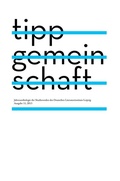 Cover: Tippgemeinschaft 2013 - Connewitzer Vlgsbuchhdlg