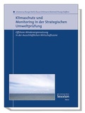 Bild: Klimaschutz und Monitoring in der Strategischen Umweltprüfung - Lexxion Verlagsgesellschaft