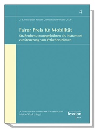 Bild: Fairer Preis für Mobilität - Lexxion Verlagsgesellschaft