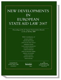 Abbildung von: New Developments in European State Aid Law 2007 - Lexxion Verlagsgesellschaft