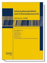 Abbildung von: Informationsfreiheit und Informationsrecht - Lexxion Verlagsgesellschaft