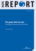 Cover: Ein guter Rat tut not - PRIF - Leibniz-Institut f&uuml;r Friedens- und Konfliktforschung