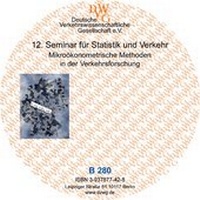 Enlarge image Cover: Mikroökonometrische Methoden in der Verkehrsforschung - Deutsche Verkehrswiss. Gesellsch.
