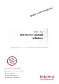 Enlarge image Cover: Wie Sie ein Testament anfechten - Verlag interna
