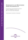 Cover: Germanwatch legt Beschwerde gegen Volkswagen ein - Germanwatch Nord-S&uuml;d Initiative e.V.
