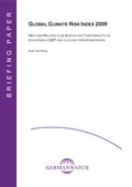 Cover: Global Climate Risk Index 2009 - Germanwatch Nord-S&uuml;d Initiative e.V.