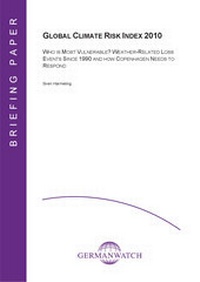Enlarge image Cover: Global Climate Risk Index 2010 - Germanwatch Nord-Süd Initiative e.V.