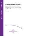 Cover: Globbal Climate Risk Index 2011 - Germanwatch Nord-S&uuml;d Initiative e.V.