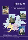 Cover: Jahrbuch f&uuml;r mitteldeutsche Kirchen- und Ordensgeschichte - Verlag F. W. Cordier