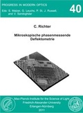 Cover: Mikroskopische phasenmessende Deflektometrie - Universit&auml;t Erlangen-N&uuml;rnberg Lehrstuhl f. Mikrocharakterisierung