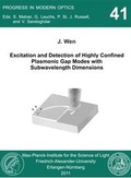 Cover: Excitation and Detection of Highly Confined Plasmonic Gap Modes with Subwavelength Dimensions - Universit&auml;t Erlangen-N&uuml;rnberg Lehrstuhl f. Mikrocharakterisierung