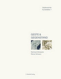 Enlarge image Cover: Geste & Gegenstand - E. Reinhold Verlag
