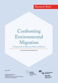 Cover: Confronting Enviromental Migration - United Nations University Institute for Environment and Human Security