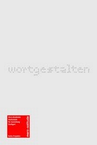 Enlarge image Cover: Wortgestalten - Merz Akademie