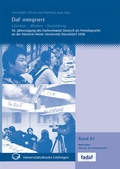 Cover: DaF integriert : Literatur - Medien - Ausbildung - Universit&auml;tsverlag G&ouml;ttingen