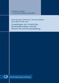Cover: Grundfragen des Strafrechts, Rechtsphilosophie und die Reform der Juristenausbildung - Universit&auml;tsverlag G&ouml;ttingen